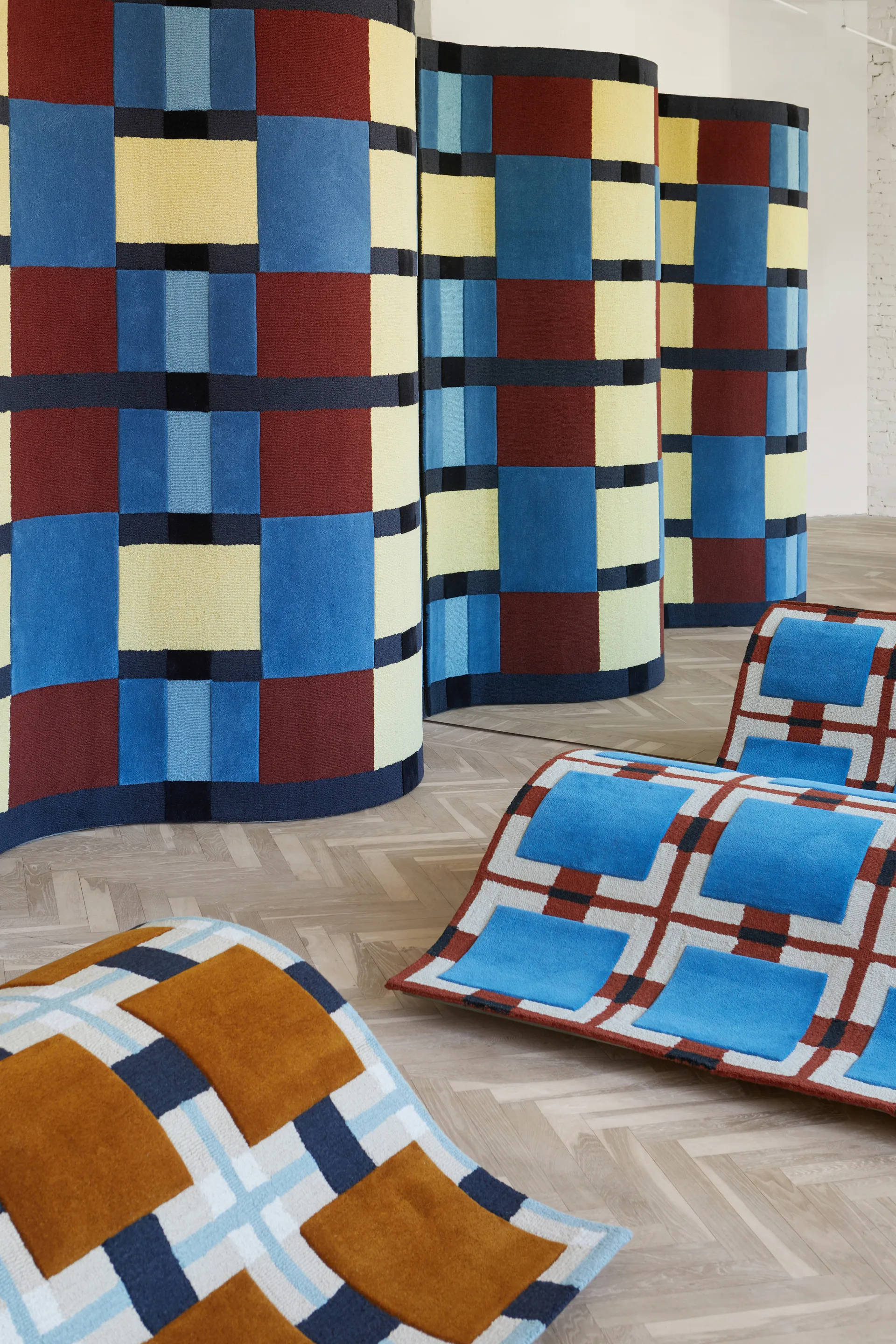 Tappeto in lana Evelina Kroon Ochre Field, 180x270 cm Layered