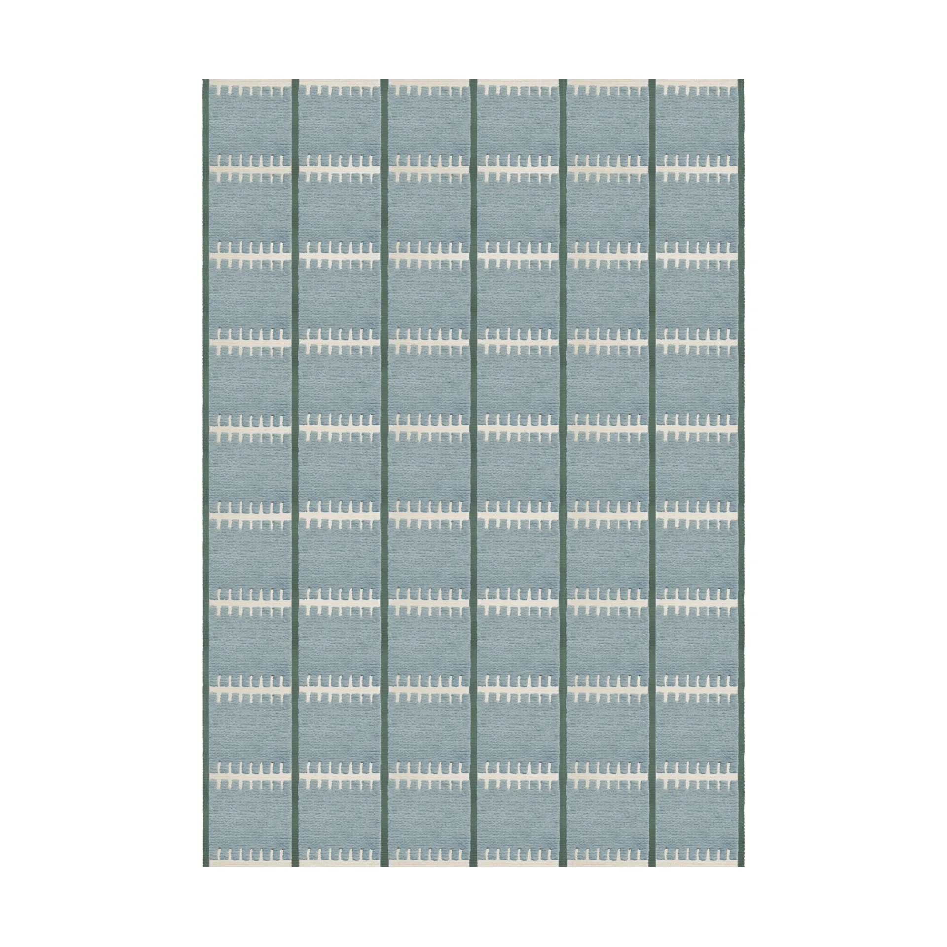 Tappeto in lana Lilly, Blue, 300x400 cm Layered