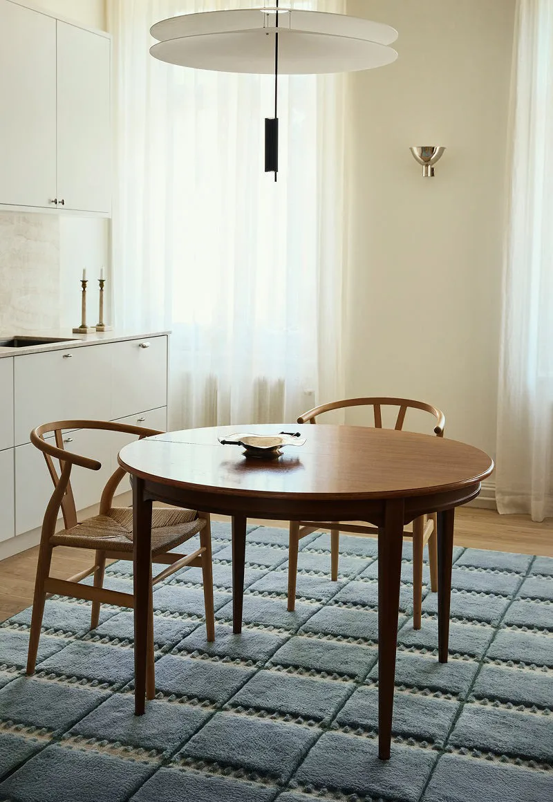 Tappeto in lana Lilly, Blue, 300x400 cm Layered