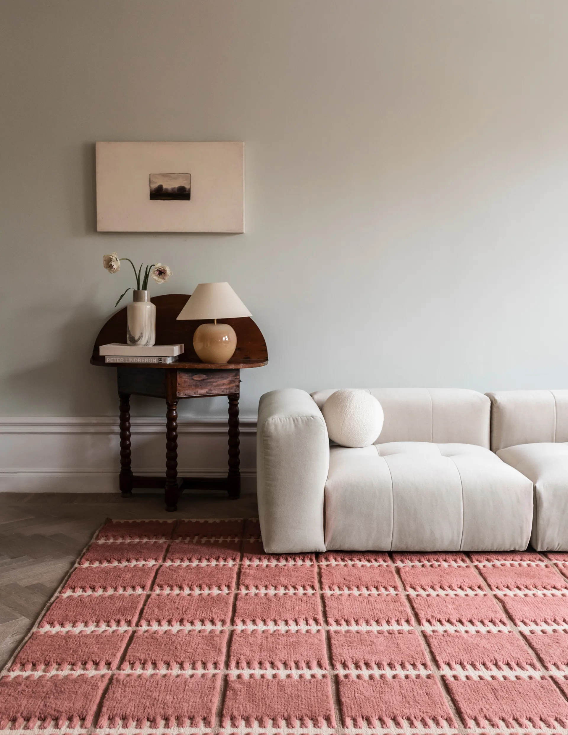 Tappeto in lana Lilly, Claret red, 200x300 cm Layered