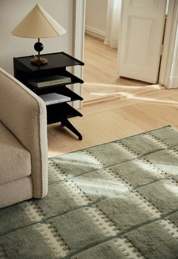 Tappeto in lana Lilly - Green, 200x300 cm - Layered