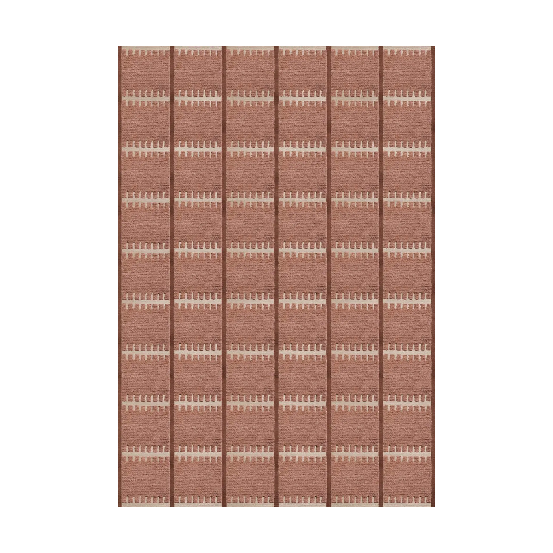 Tappeto in lana Lilly, Rust, 180x270 cm Layered