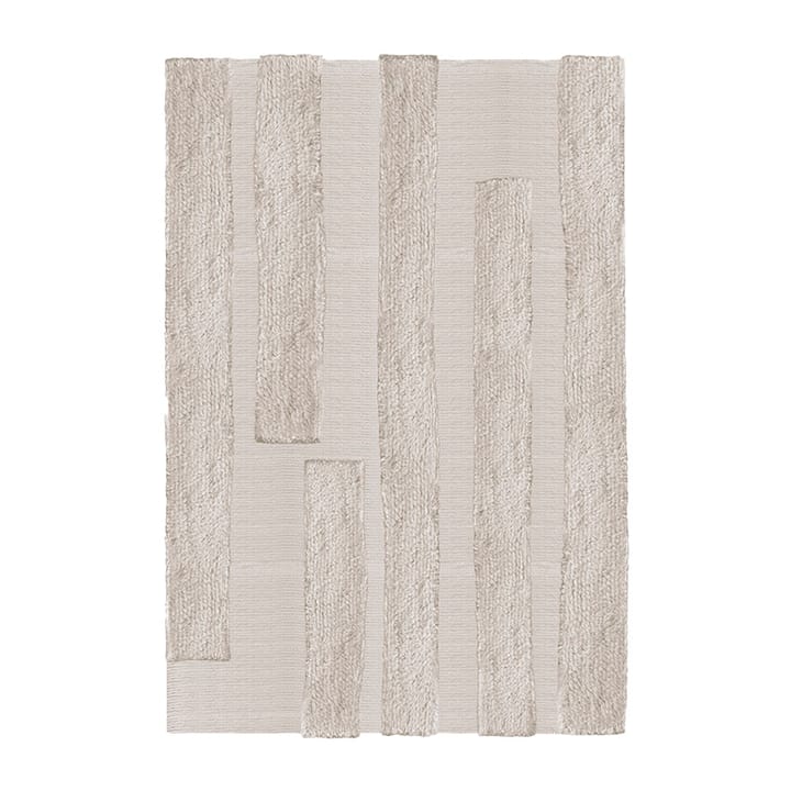 Tappeto in lana Punja Bricks - Sand melange, 160x230 cm - Layered