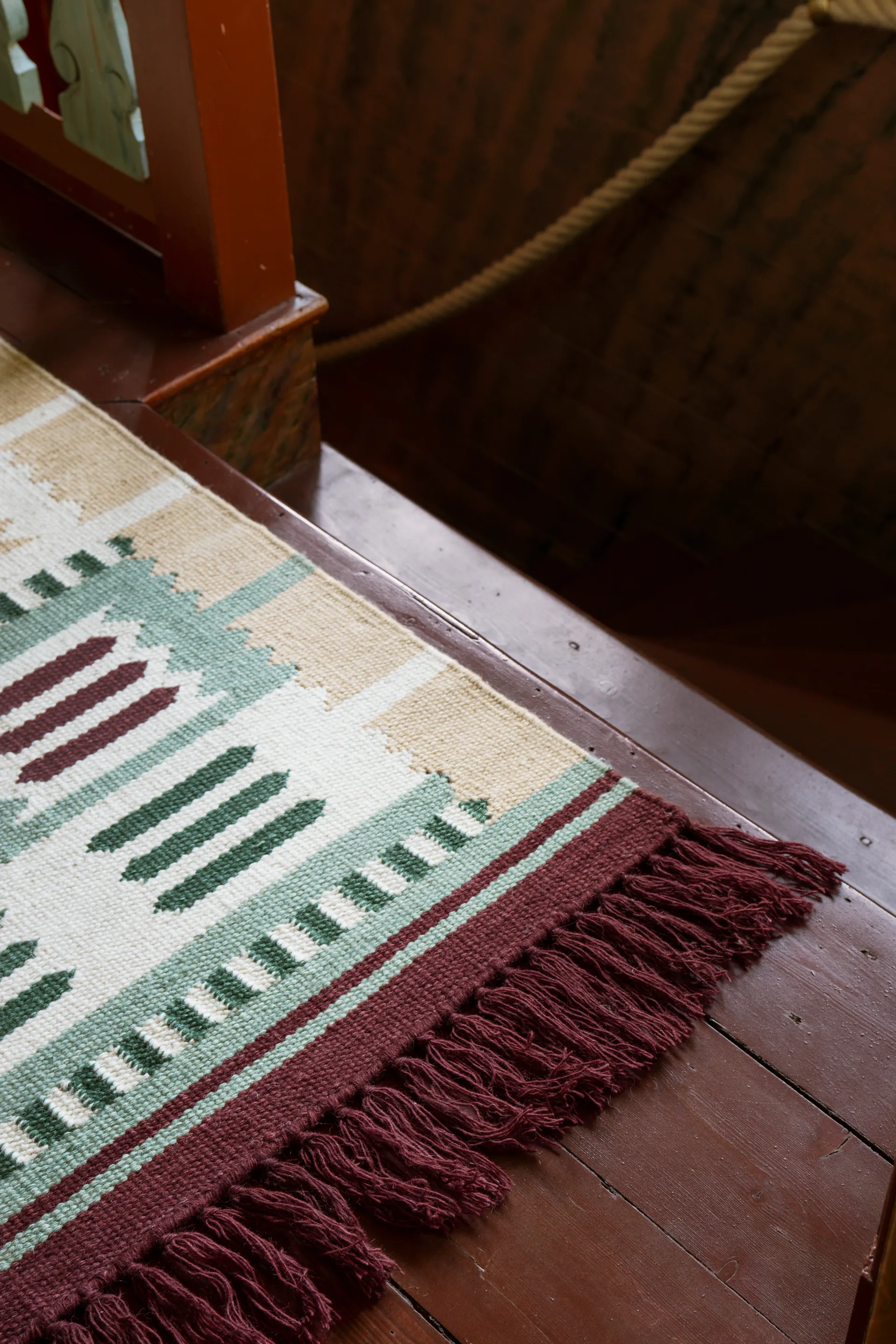 Tappeto in lana Röllakan Hilma, Primrose, 140x200 cm Layered