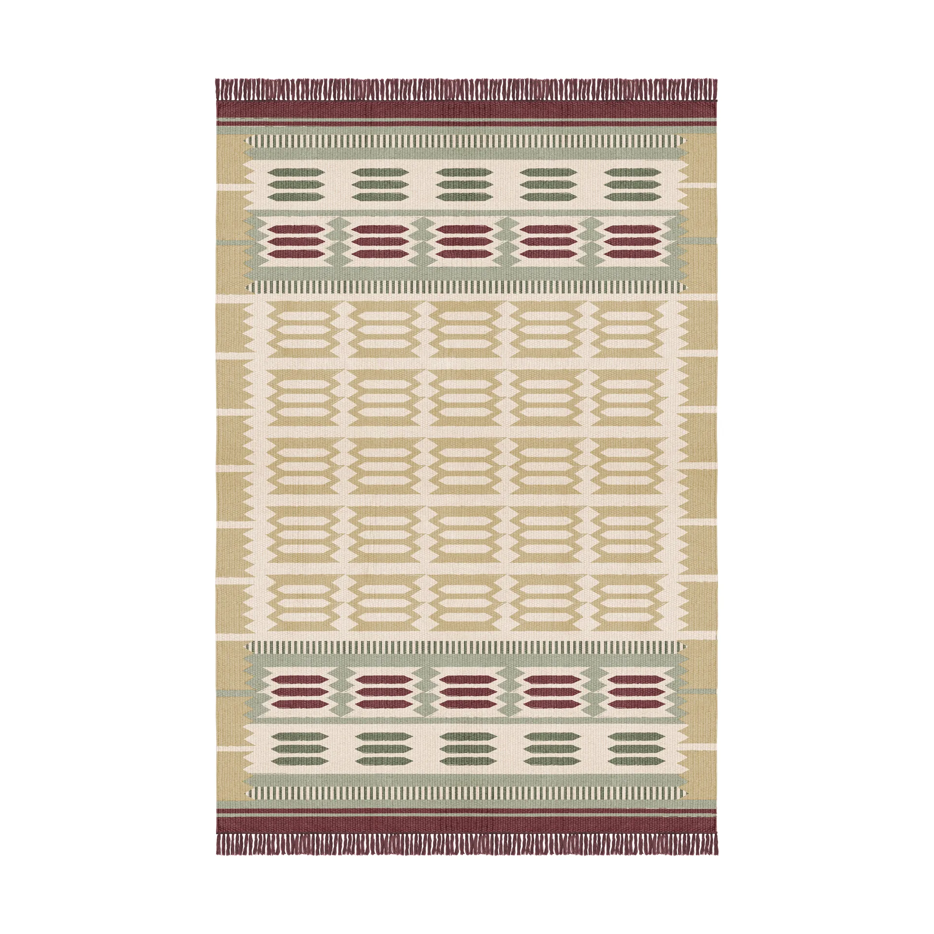 Tappeto in lana Röllakan Hilma, Primrose, 200x300 cm Layered