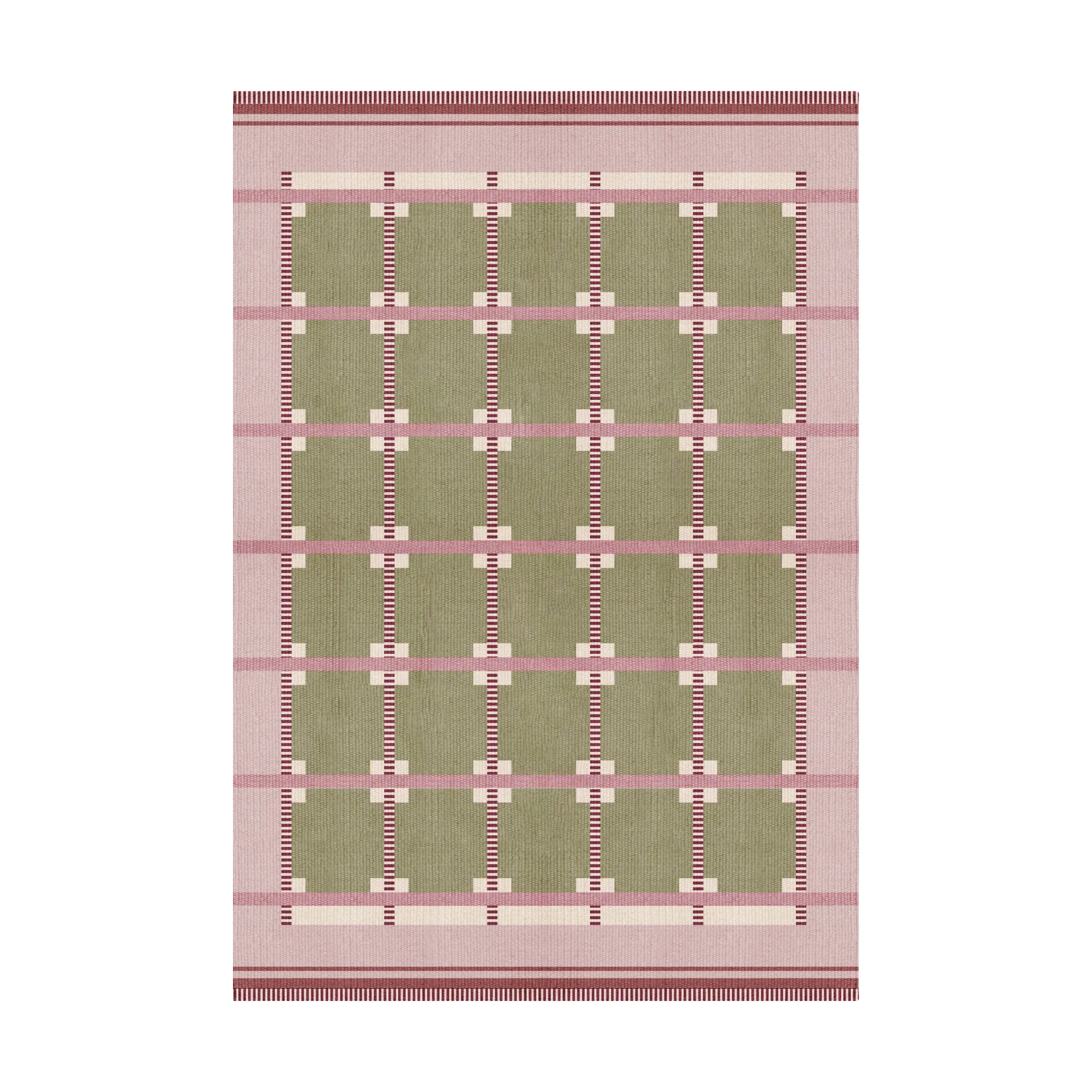 Tappeto in lana Röllakan Ruth, Spring grass, 250x350 cm Layered