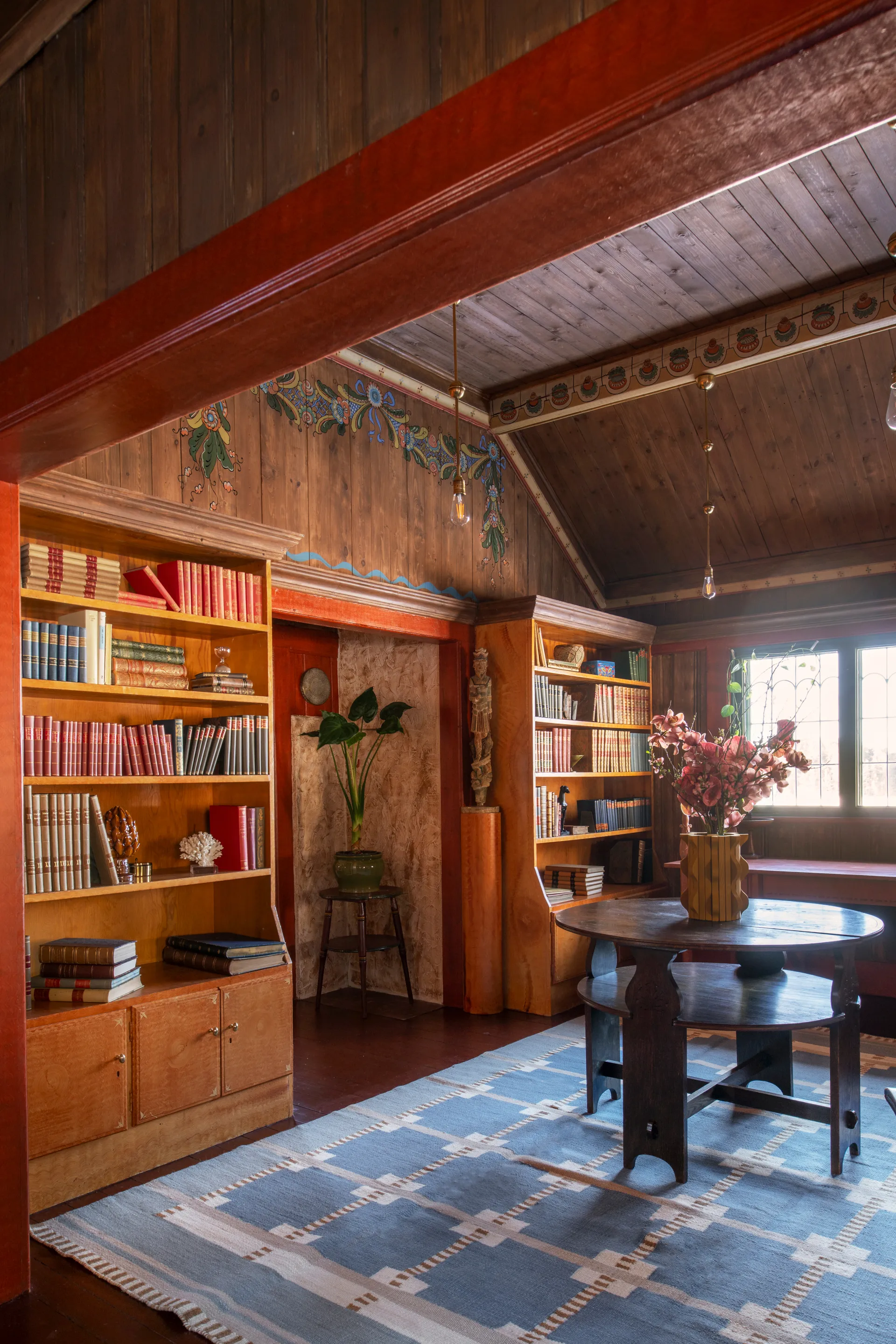 Tappeto in lana Röllakan Ruth, Summer sky, 250x350 cm Layered