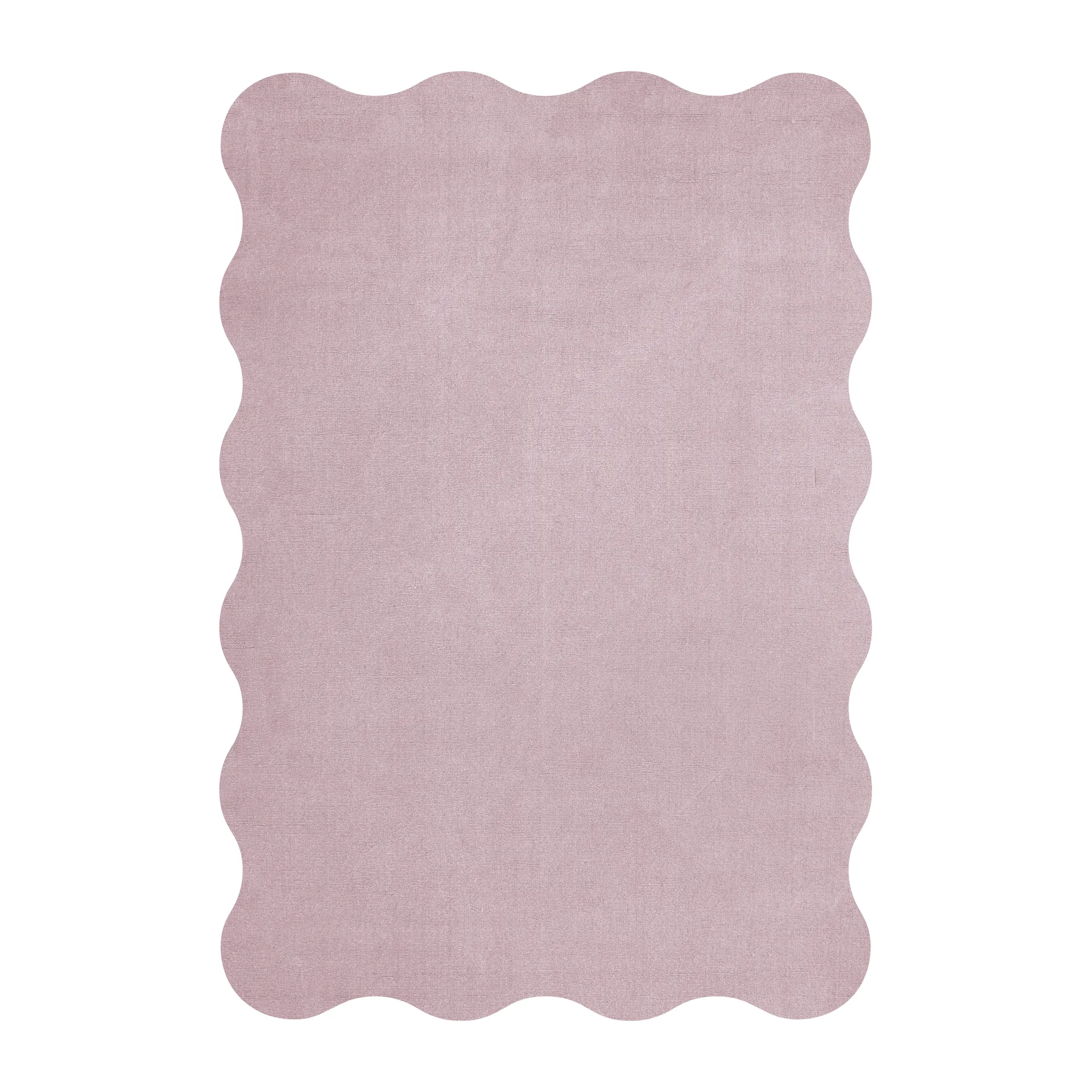 Tappeto in lana Scallop 160x230 cm, Pink lavender Layered