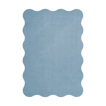Tappeto in lana Scallop 250x350 cm - Soft blue - Layered