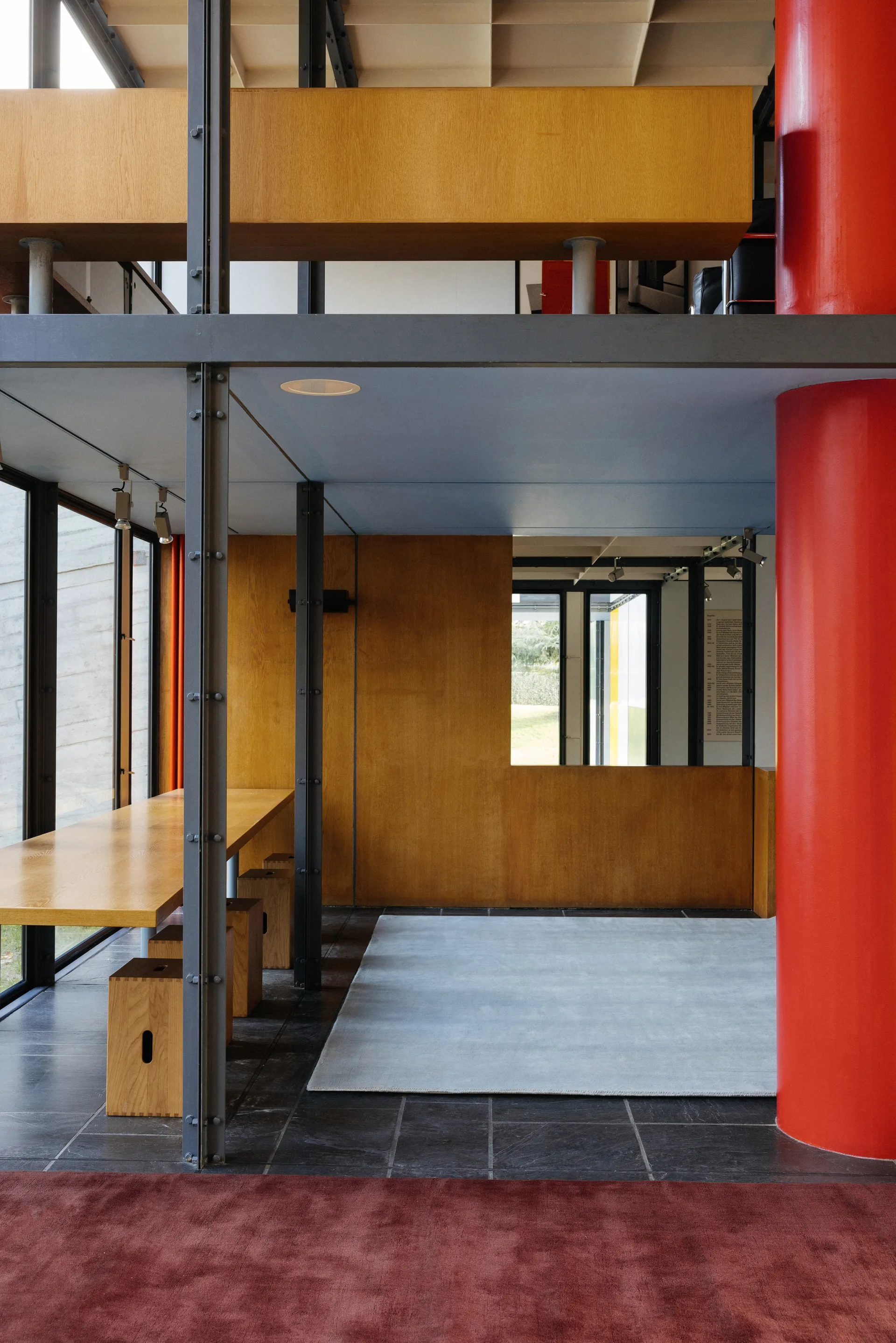 Tappeto in lana Solid Wool, Rosso rubino, 180x270 cm Layered