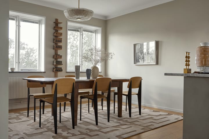 Tappeto in lana Stig Lindberg Gunnel, Walnut brown, 180x270 cm Layered