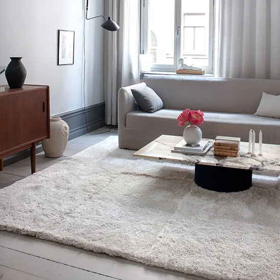 Tappeto Levels 300x400 cm, Bianco osso Layered