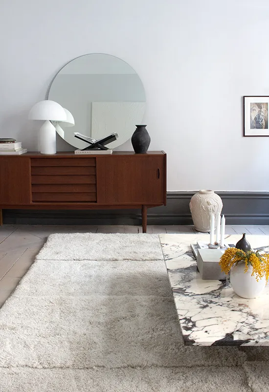 Tappeto Levels 300x400 cm, Bianco osso Layered