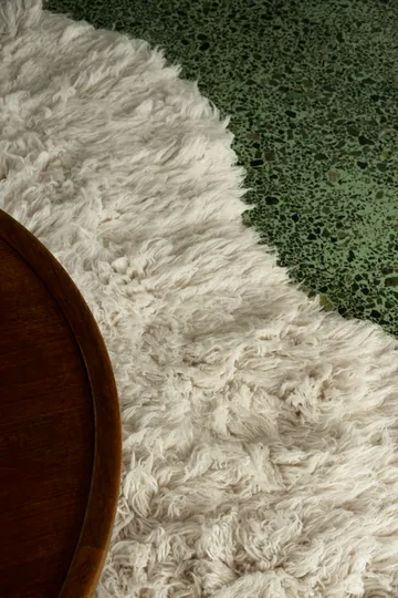 Tappeto Shaggy 200x300 cm - Bone White - Layered