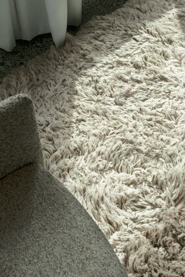 Tappeto Shaggy 300x400 cm - Bone white - Layered