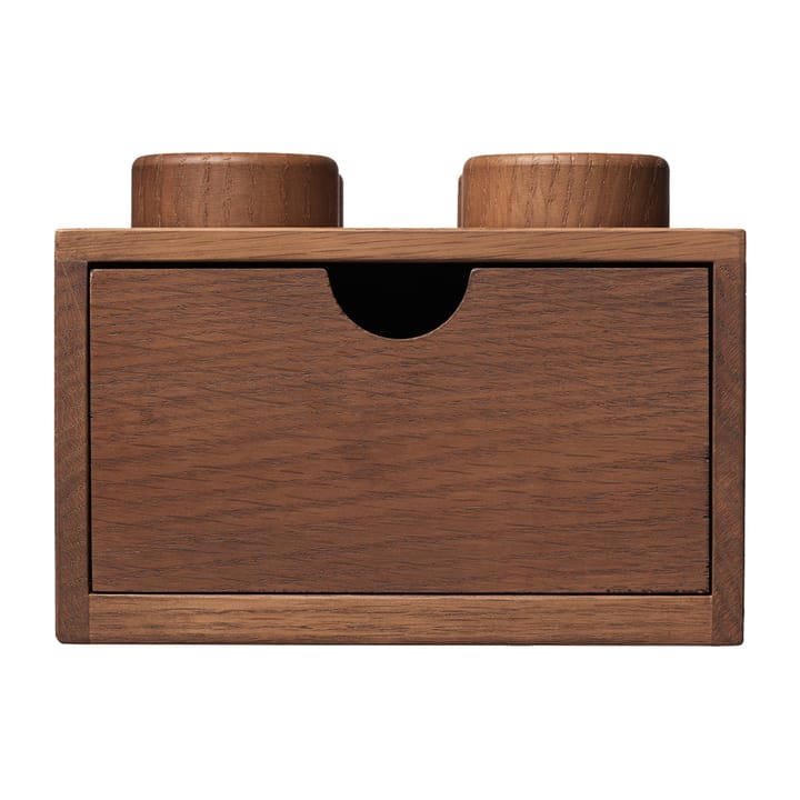 Cassetto in legno LEGO 4, Rovere mordente scuro  Lego