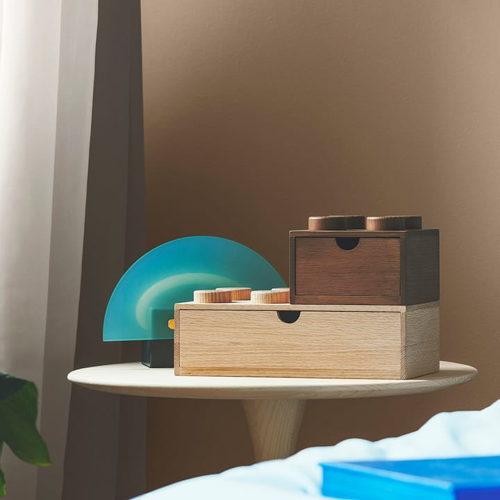 Cassetto in legno LEGO 4, Rovere mordente scuro  Lego