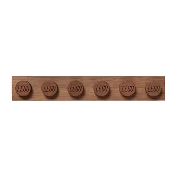 Scaffale in legno LEGO - Rovere mordente scuro  - Lego