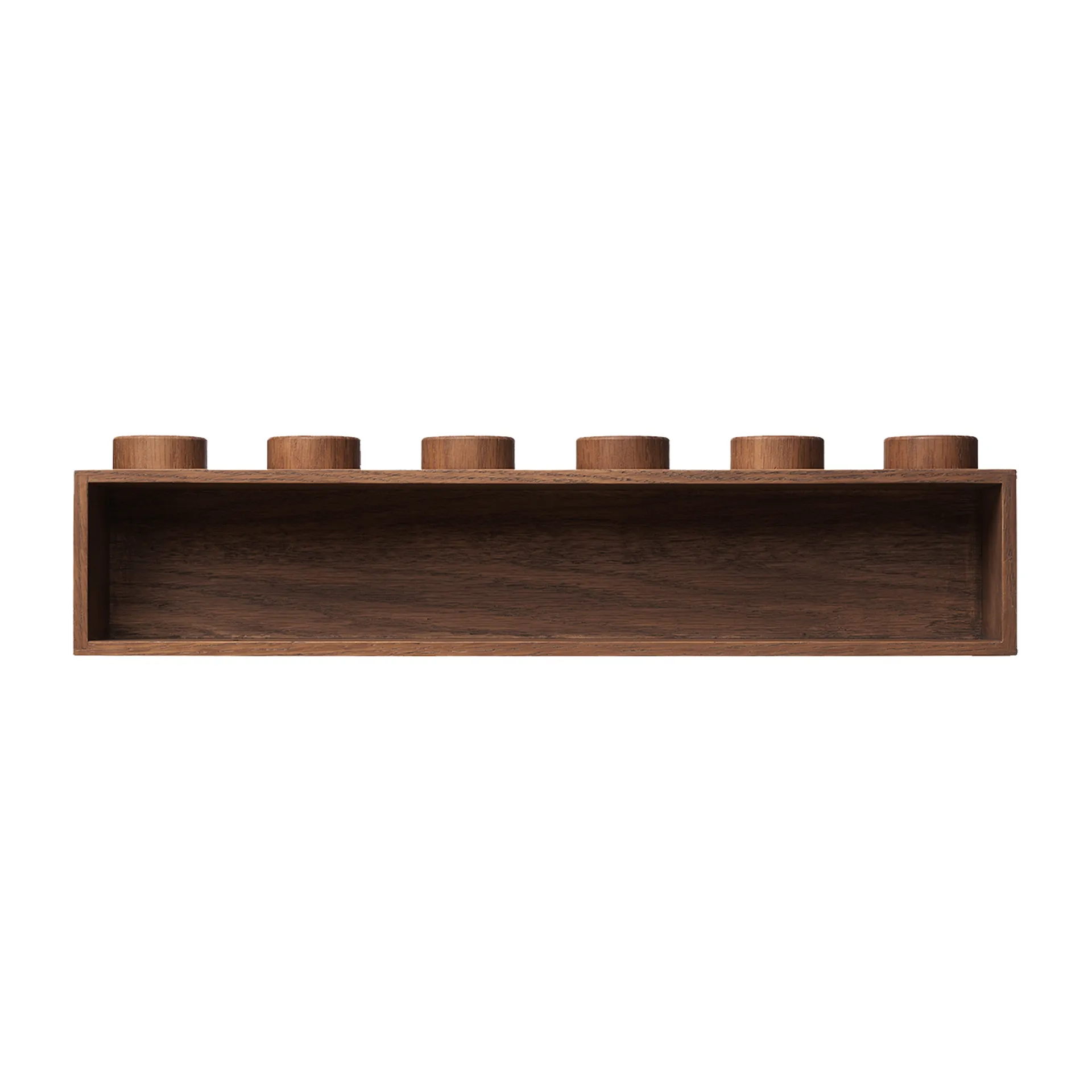 Scaffale in legno LEGO, Rovere mordente scuro  Lego
