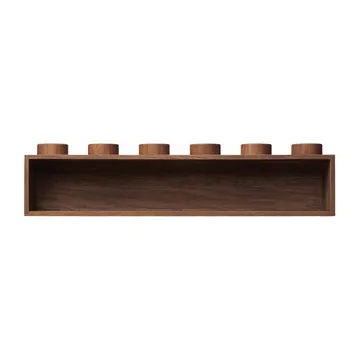 Scaffale in legno LEGO - Rovere mordente scuro  - Lego