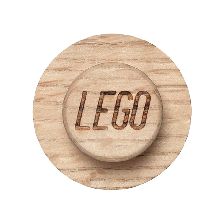 Set appendiabiti da parete in legno LEGO, Rovere insaponato Lego