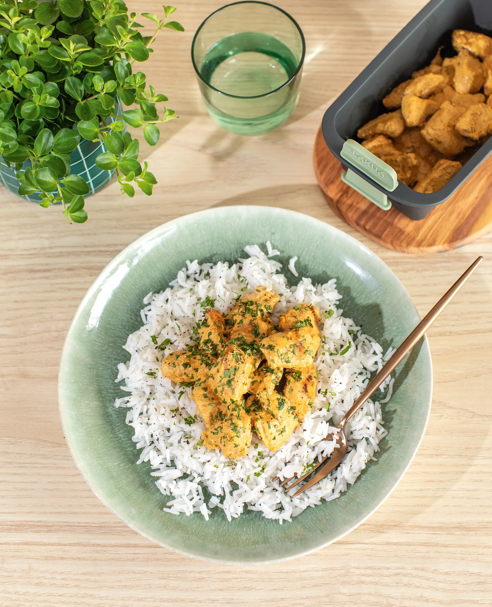 Cesto per Air fryer Lékué rettangolare, Grigio Lékué