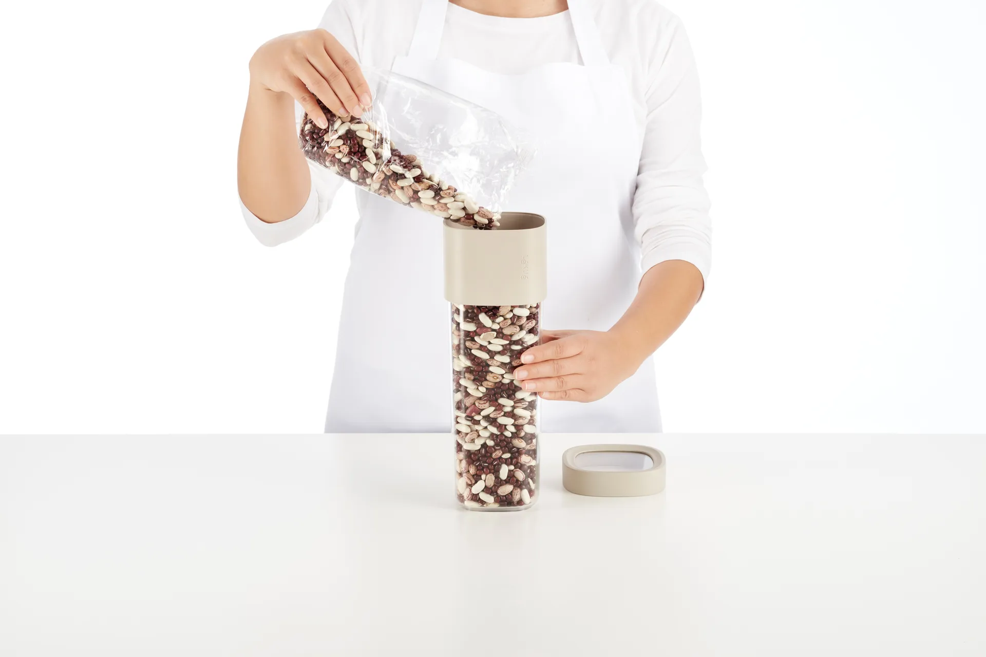 Contenitore grande Lékué flip, Verde Lékué