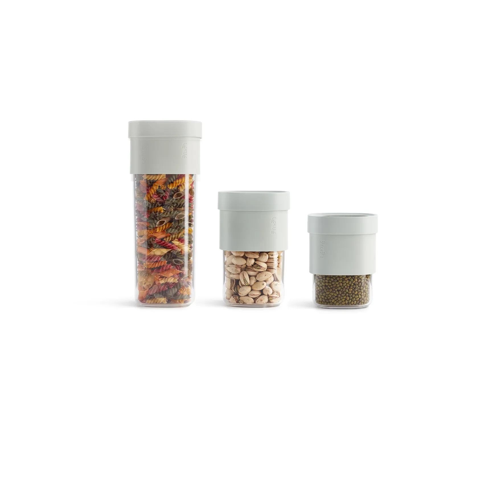 Contenitore Lékué flip 5 pezzi, Verde Lékué