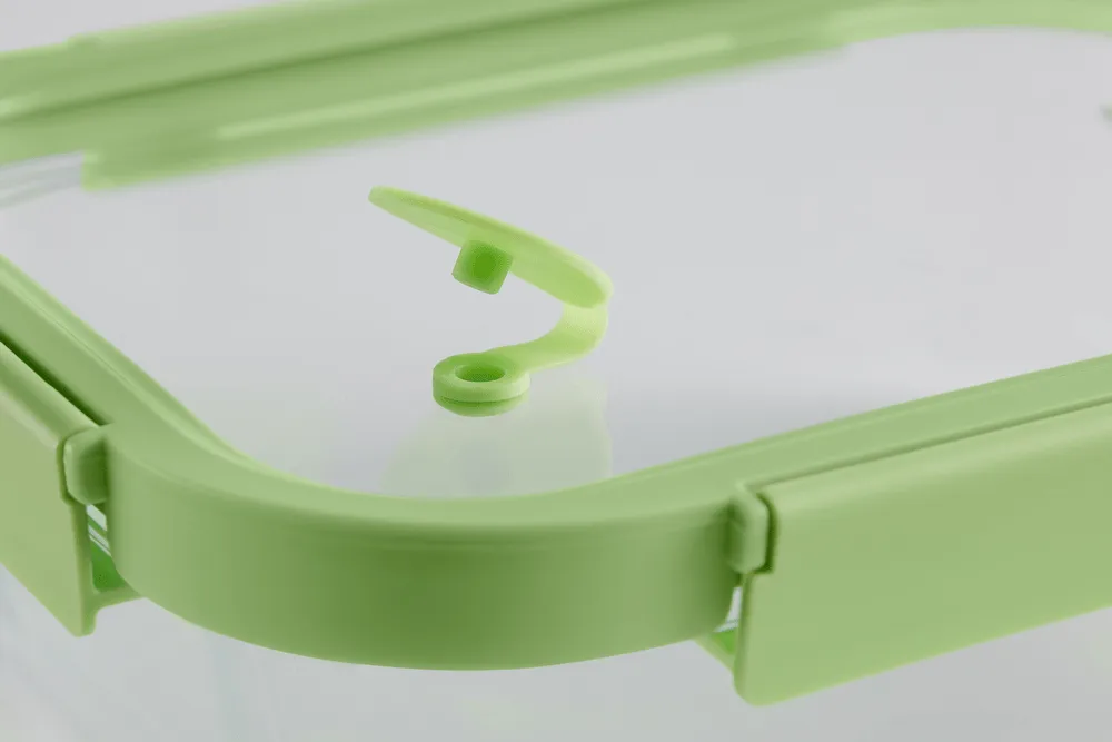 Contenitore rettangolare in vetro Lékué 0,37 L, Verde Lékué