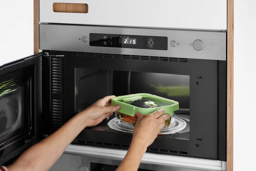 Contenitore rettangolare in vetro Lékué 0,37 L, Verde Lékué