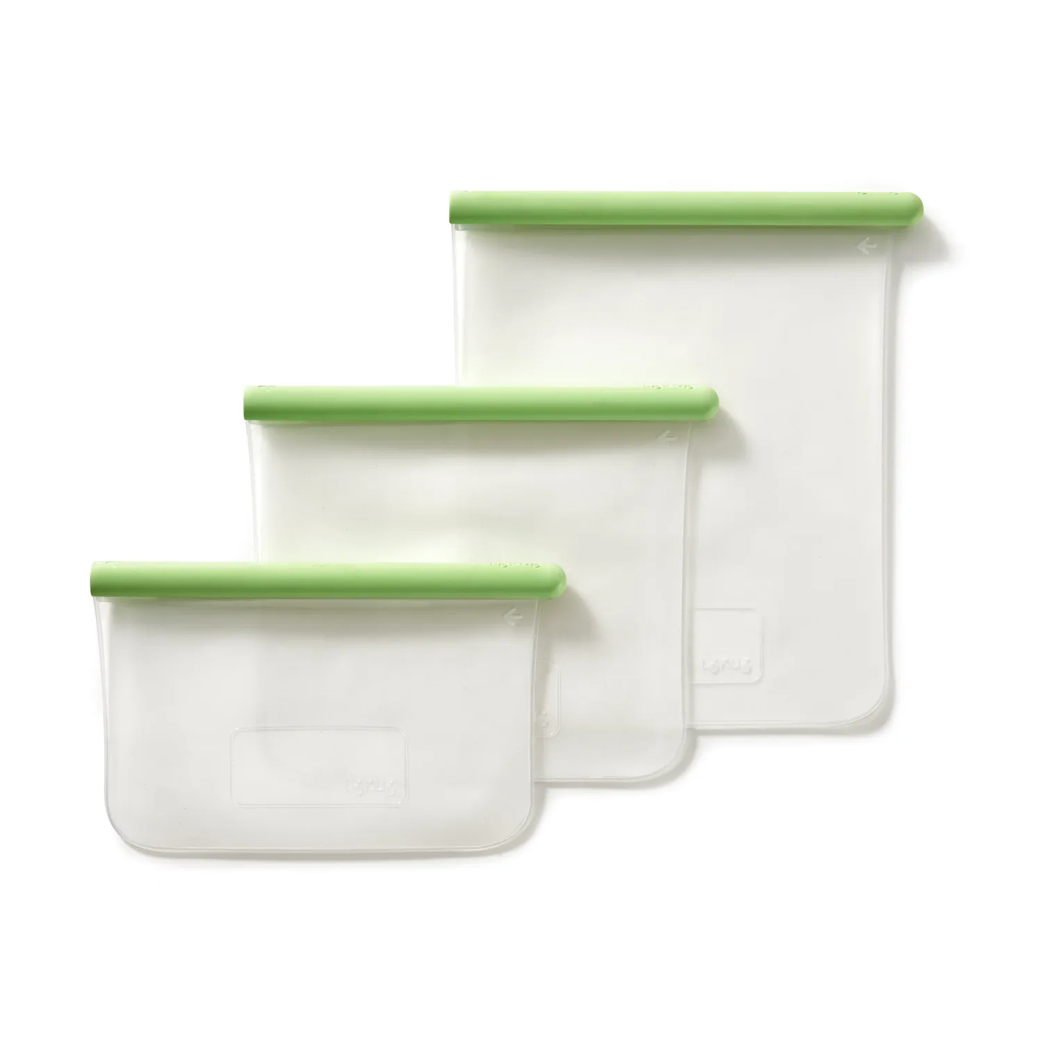 Sacchetti riutilizzabili Lékué 3 pezzi, Verde Lékué