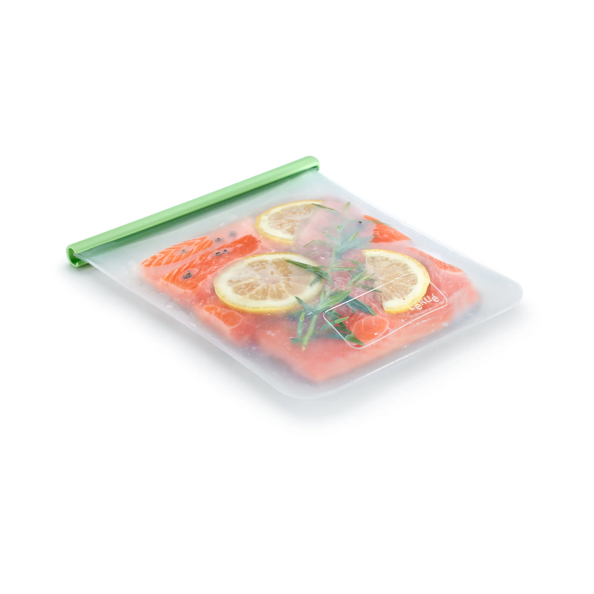 Sacchetto riutilizzabile piatto Lékué verde, L Lékué