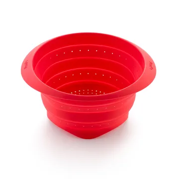 Scolapasta pieghevole in silicone Lékué - Rosso - Lékué
