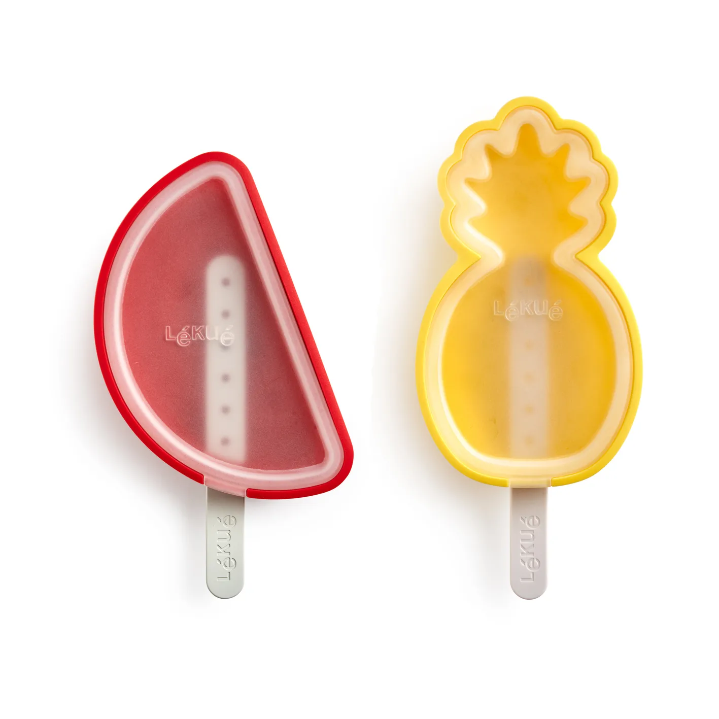 Stampi per ghiaccioli Lékué tropical 4 pezzi, Mixato Lékué