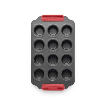Stampo antiaderente antiaderente per mini muffin 12 pezzi Lékué  - Rosso - Lékué