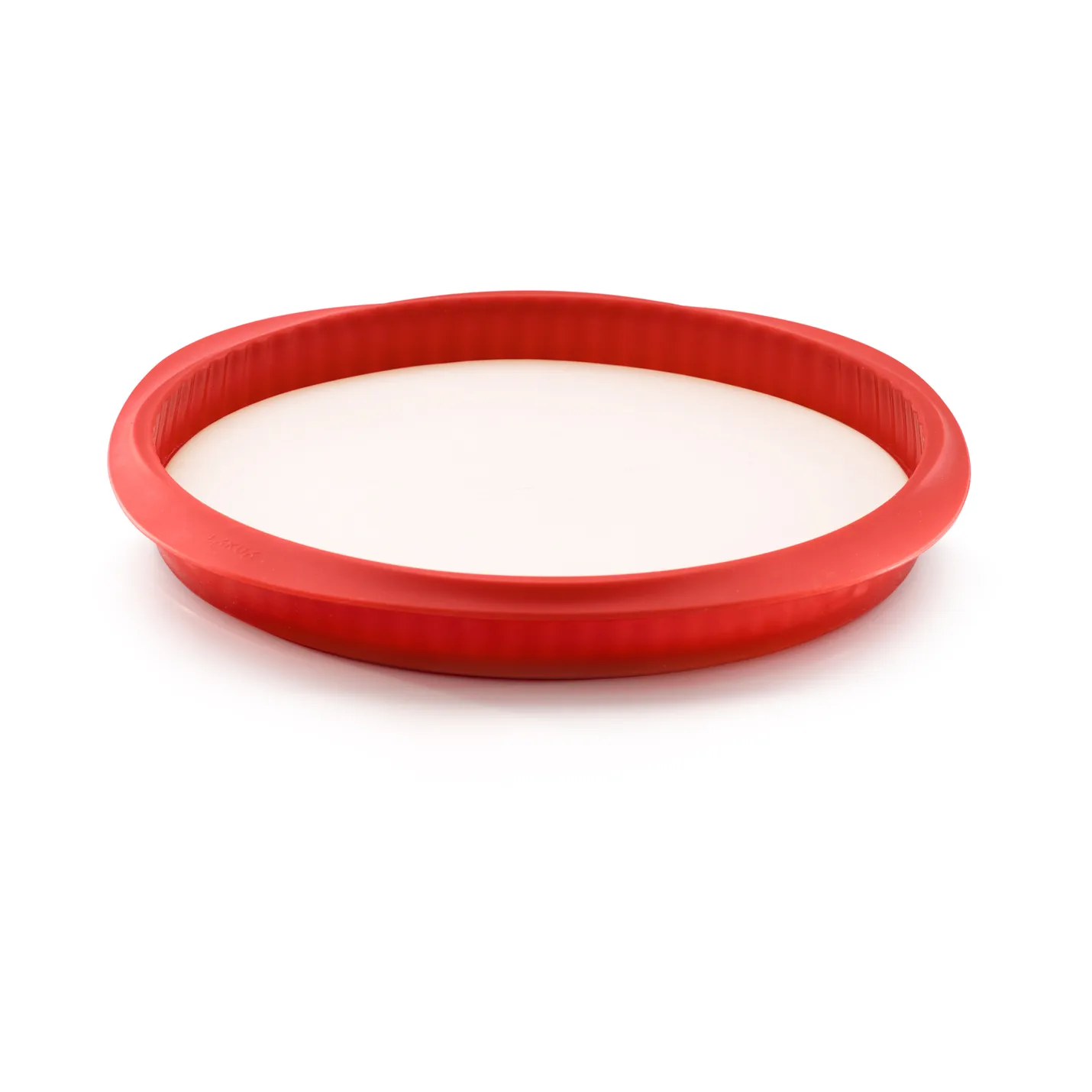 Stampo da quiche Lékué con piatto 28 cm, Rosso Lékué