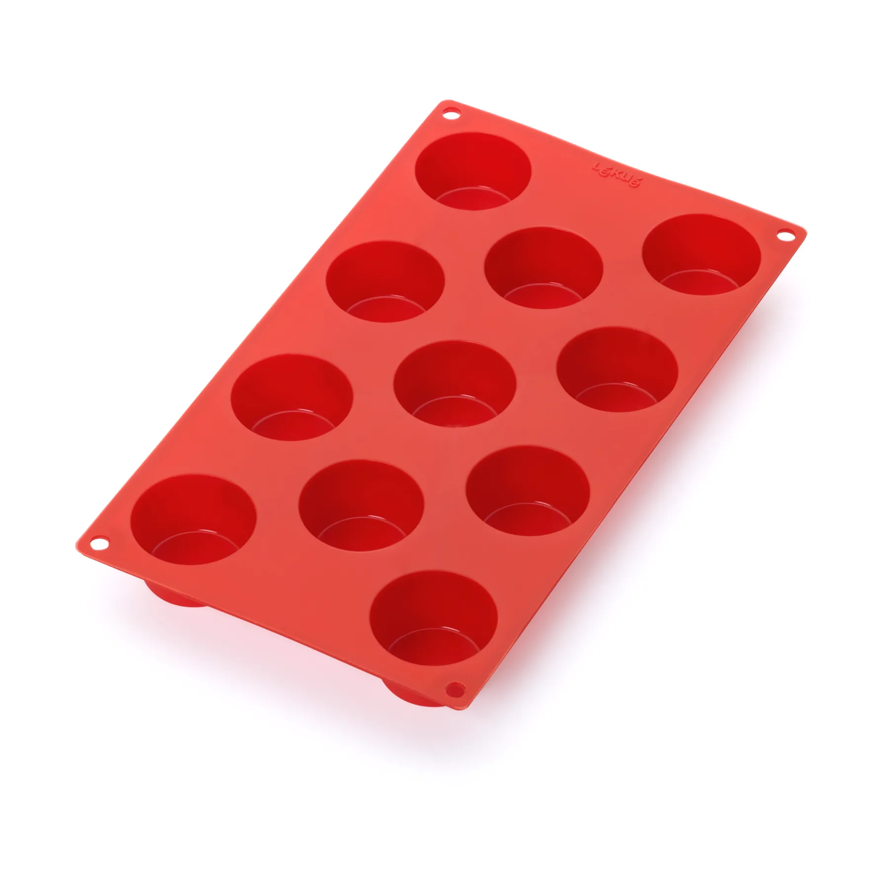 Stampo in silicone mini muffin Lékué 11 pezzi, Rosso Lékué