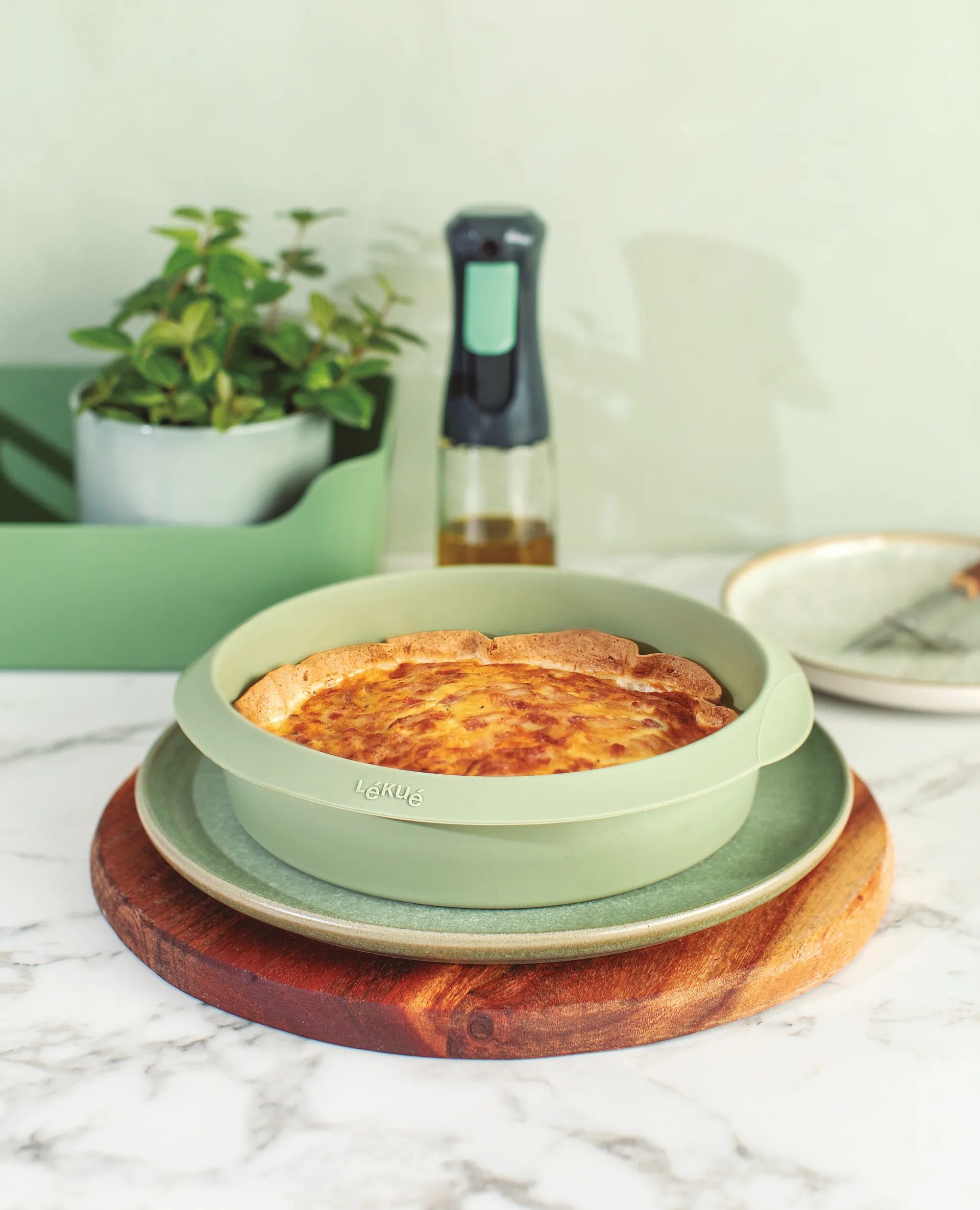 Stampo per friggitrice ad aria Lékué verde, 20 cm Lékué