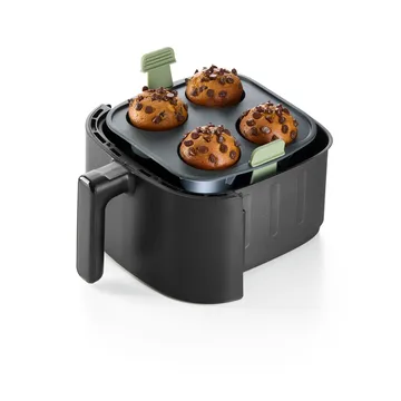 Stampo per muffin Air fryer Lékué 4 pezzi - Grigio - Lékué