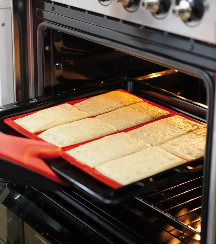 Stampo per waffle in silicone Lékué, Rosso Lékué