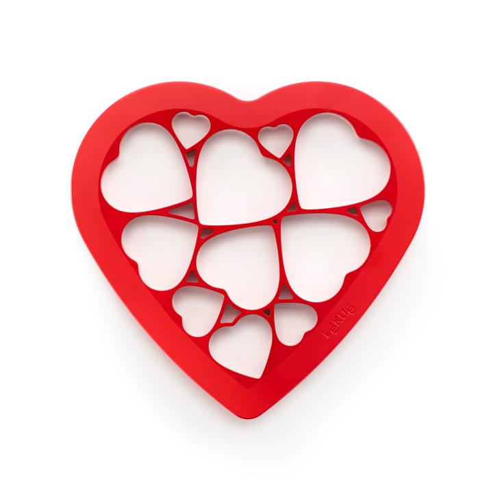 Tagliapasta cuori Lékué 24x25,2 cm - Rosso - Lékué
