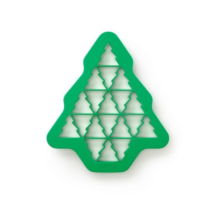 Tagliapasta puzzle albero di Natale Lékué 23,5x27 cm - Verde - Lékué