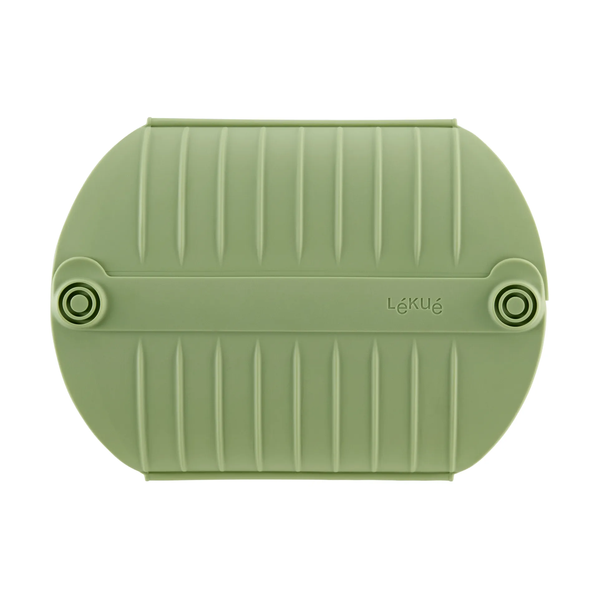 Vaporiera Lékué, Verde, con vassoio, confezione da 4 Lékué
