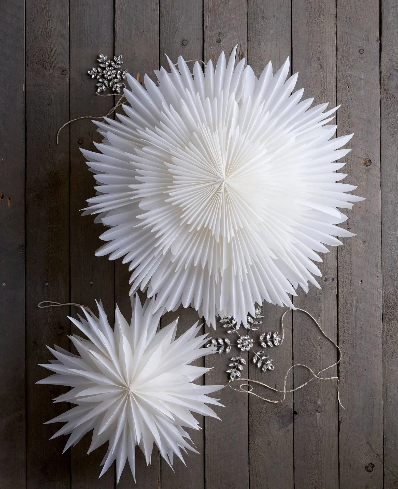 Ada fiocco di neve decorativo appeso, Color argento, 18x18 cm Lene Bjerre