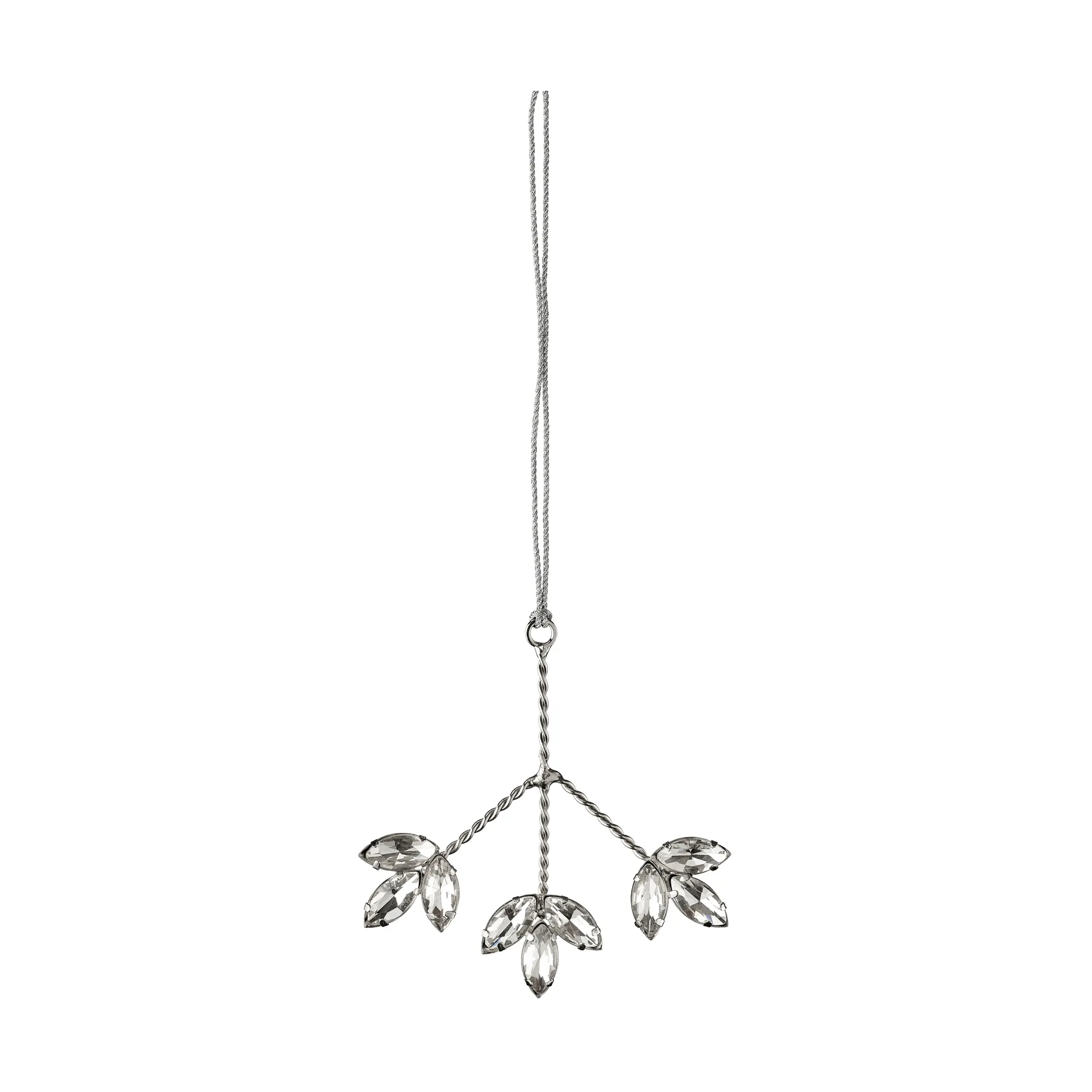 Ada ornamento decorativo sospeso, Color argento, 5x4x10 cm Lene Bjerre