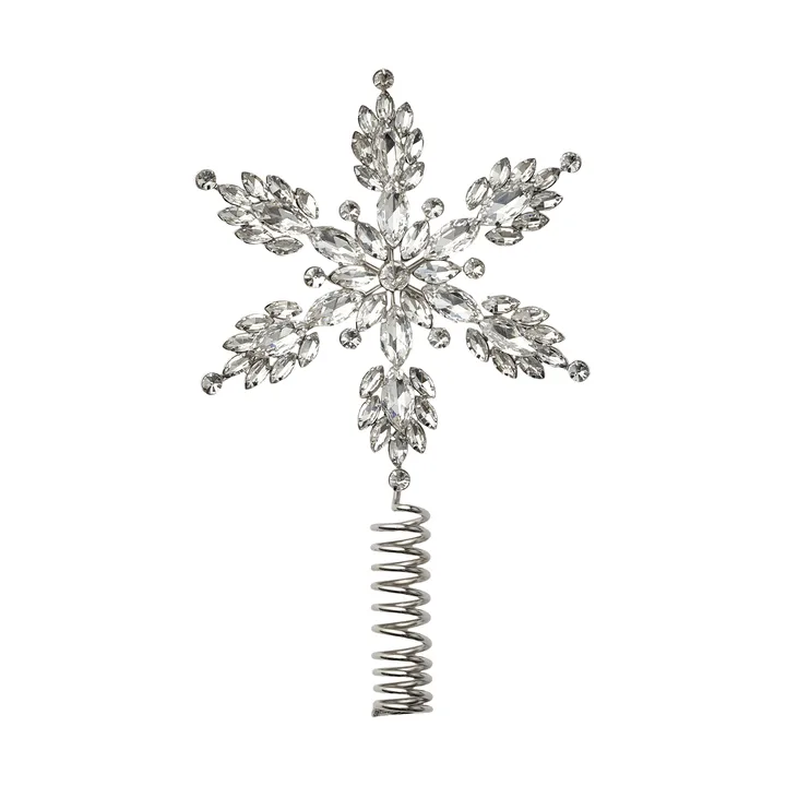 Ada puntale per albero - Color argento, 18x2x26 cm - Lene Bjerre