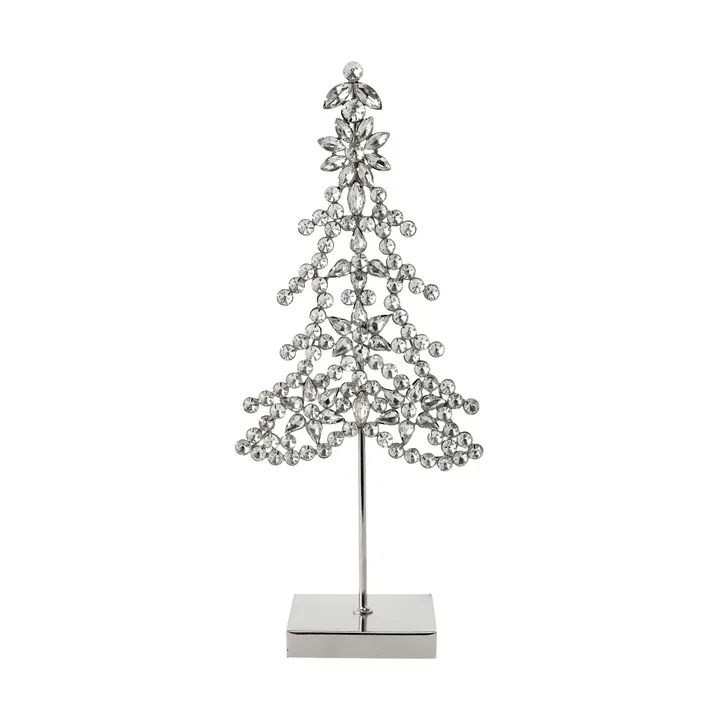 Ada tree dettaglio decorativo - Color argento, 14x8x32 cm - Lene Bjerre