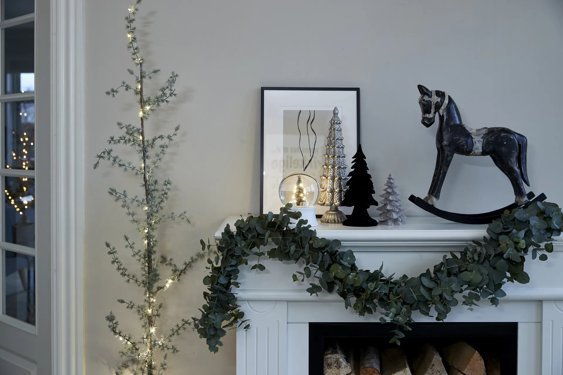 Albero di Natale Serafina, 24 cm, Nero Lene Bjerre