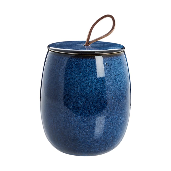 Barattolo Amera con coperchio, blu - Ø 12 cm - Lene Bjerre