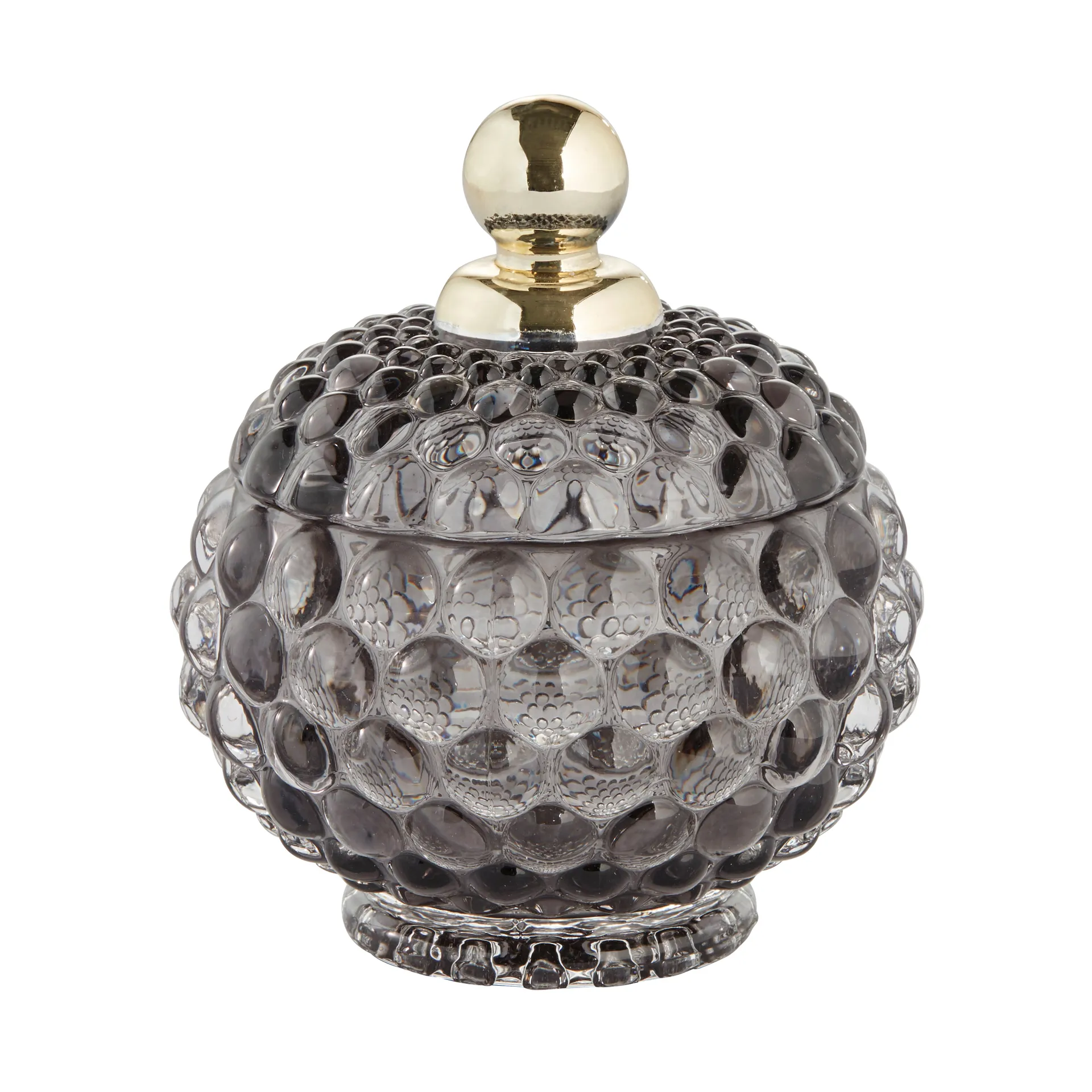 Barattolo con coperchio Miya Ø 10 cm, Grigio scuro Lene Bjerre